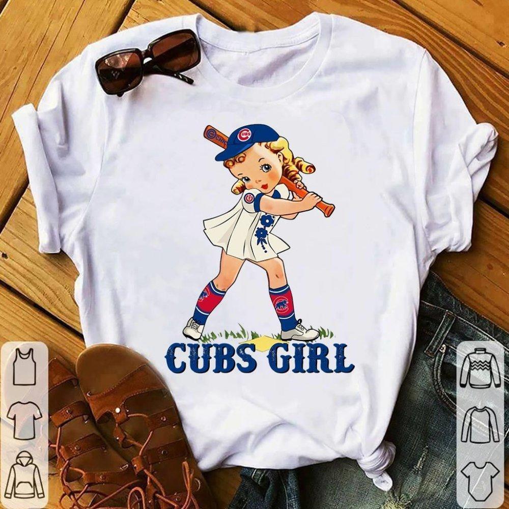 Chicago Cubs Girl Fan Lovers Unisex Shirt